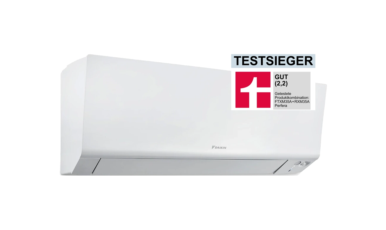 Klimaanlager Testsieger 2025 Daikin Perfera FTXM35A + RXM35A