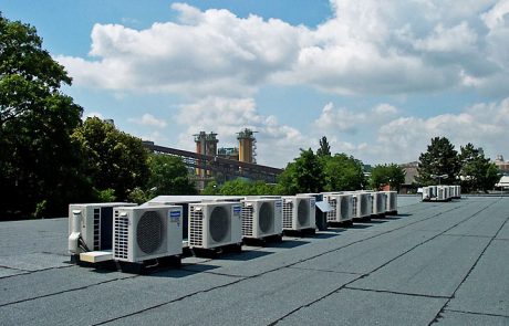 Klimaanlagen Außengerät auf Dach Klimaanlagen Außengerät auf Dach