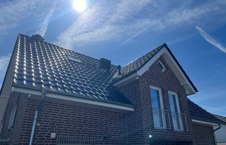 Blaue Ziegel, blaues Gerät