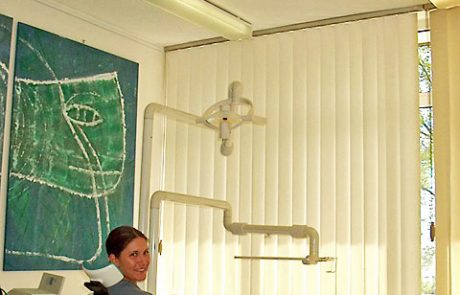 Unauffällige Klimaanlage beim Zahnarzt